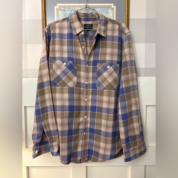 L.L. Bean Multicolor Plaid Shirt Size Medium - Picture 2 of 7